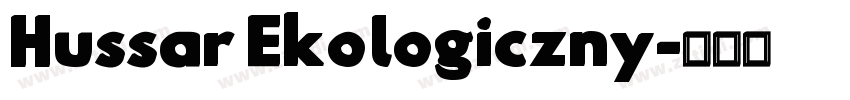 Hussar Ekologiczny字体转换
